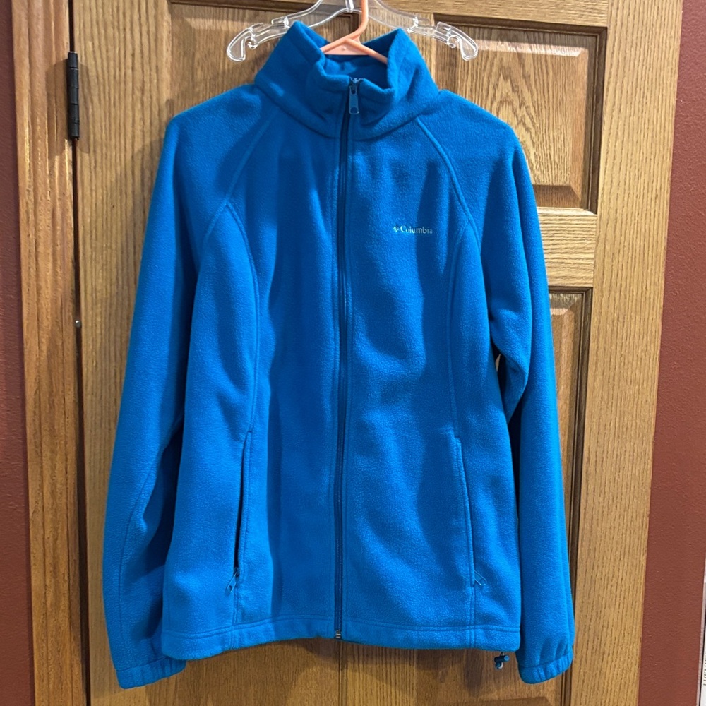Columbia Vibrant Blue Full-Zip Jacket